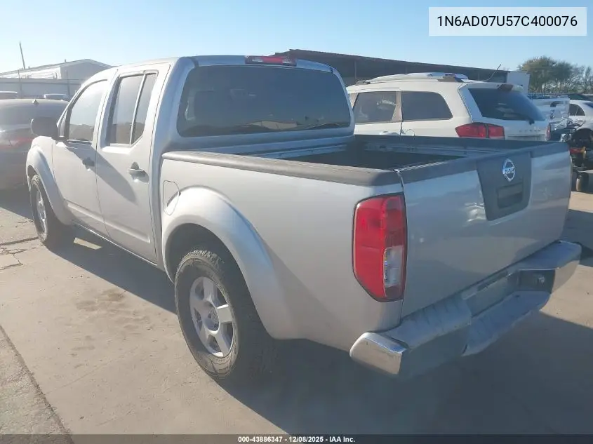 1N6AD07U57C400076 2007 Nissan Frontier Se