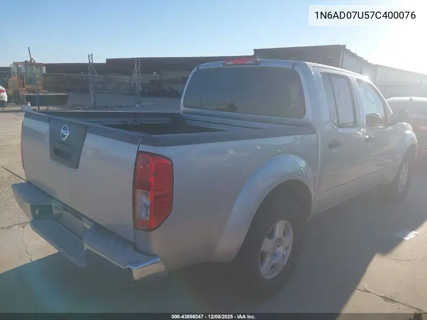 1N6AD07U57C400076 2007 Nissan Frontier Se