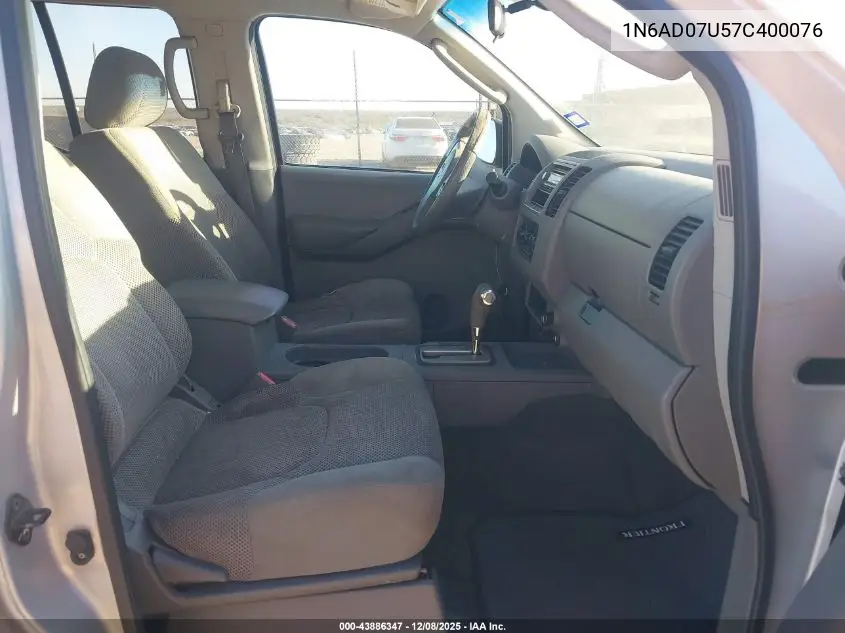 1N6AD07U57C400076 2007 Nissan Frontier Se