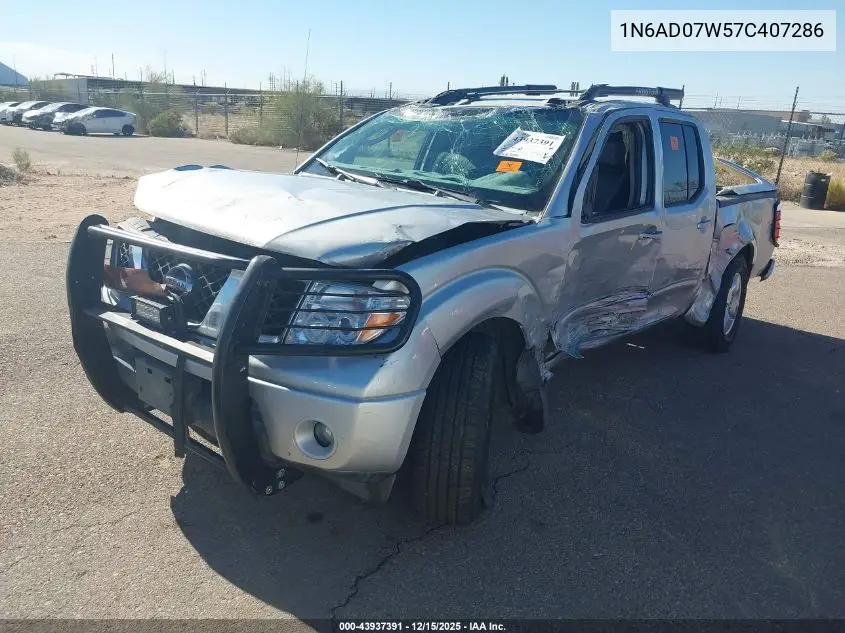 1N6AD07W57C407286 2007 Nissan Frontier Le