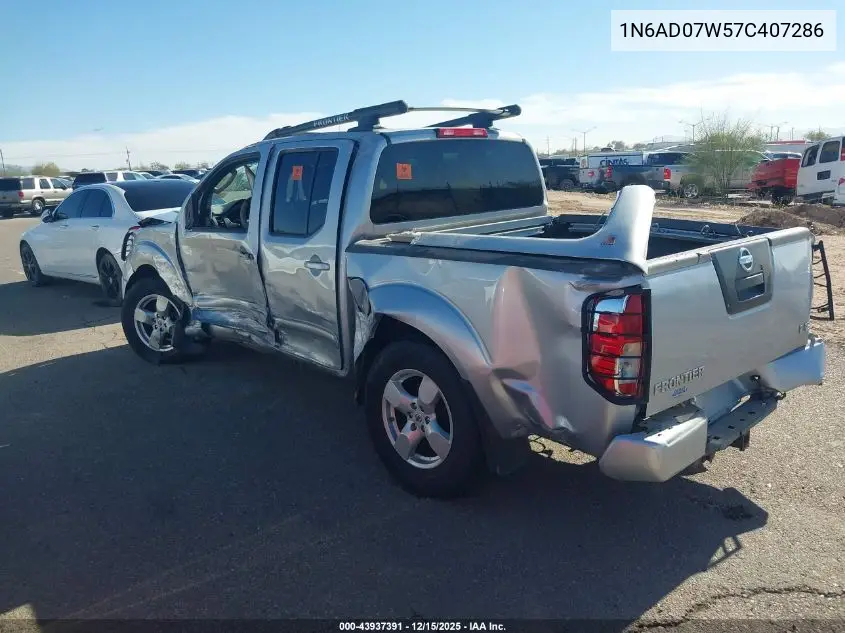 1N6AD07W57C407286 2007 Nissan Frontier Le