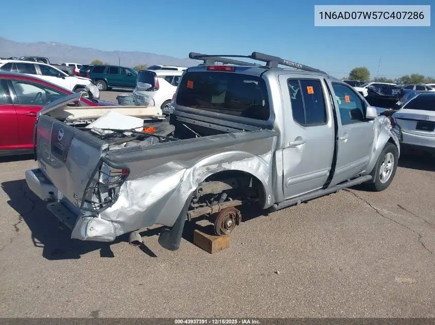 1N6AD07W57C407286 2007 Nissan Frontier Le