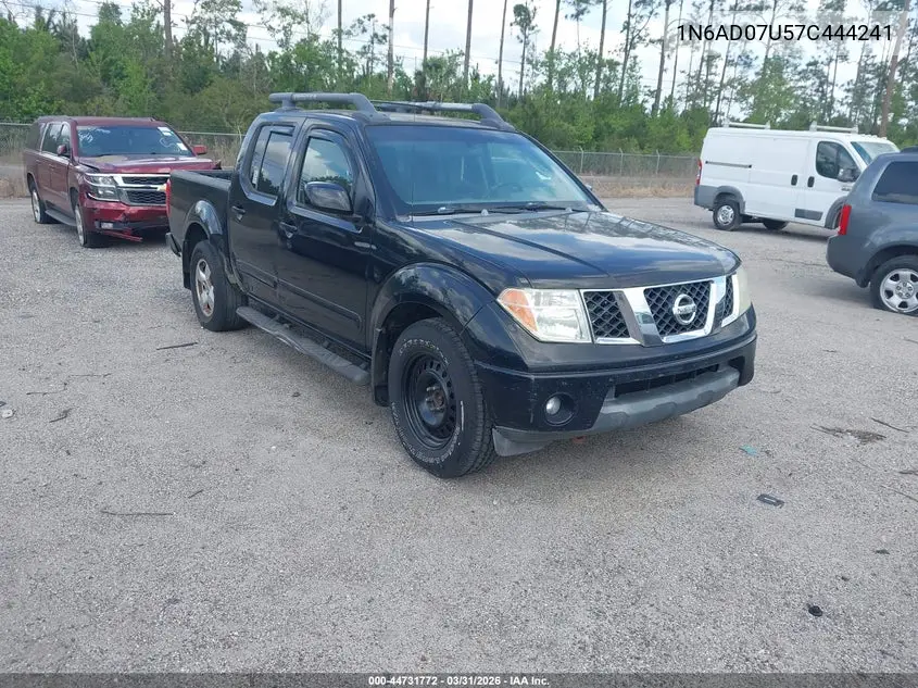 1N6AD07U57C444241 2007 Nissan Frontier Le