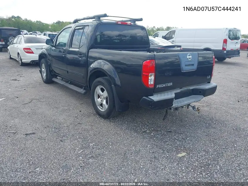 1N6AD07U57C444241 2007 Nissan Frontier Le