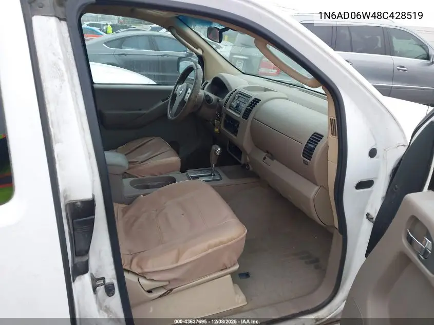 1N6AD06W48C428519 2008 Nissan Frontier Se