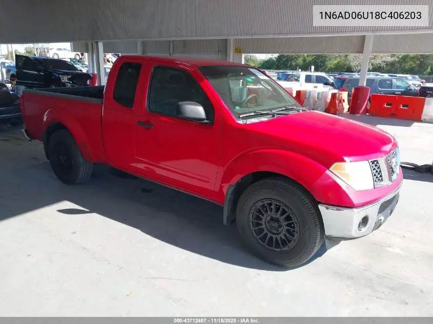 1N6AD06U18C406203 2008 Nissan Frontier Se