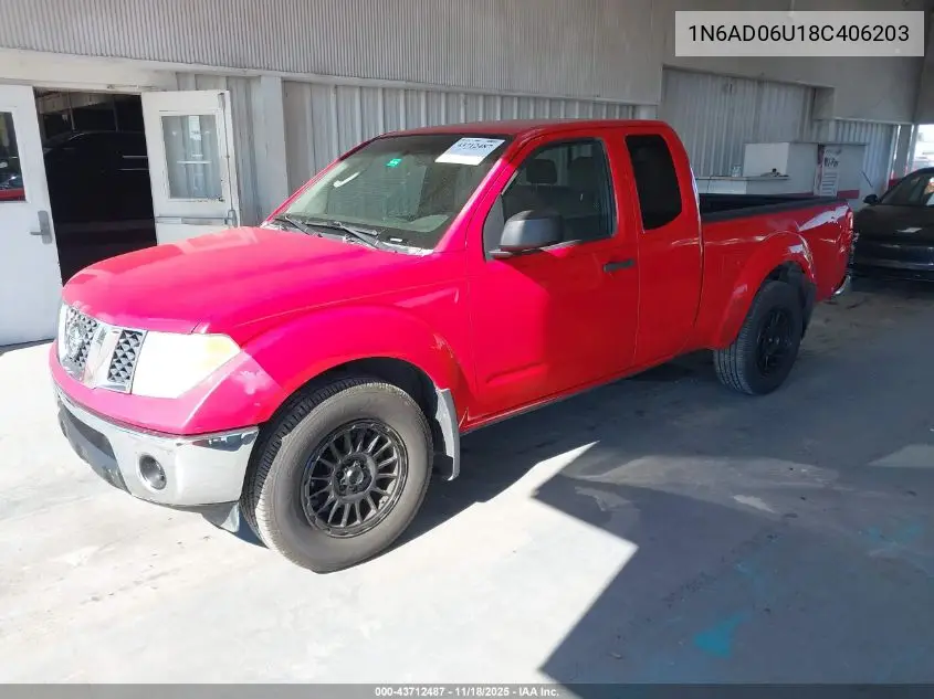 1N6AD06U18C406203 2008 Nissan Frontier Se