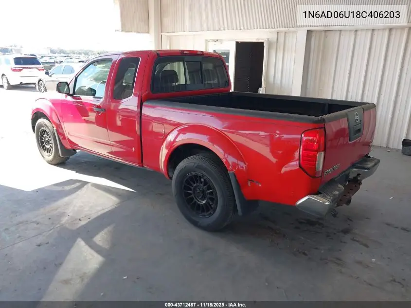 1N6AD06U18C406203 2008 Nissan Frontier Se