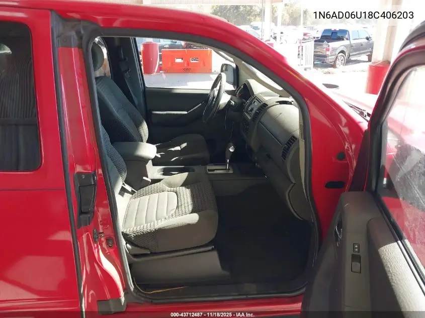 1N6AD06U18C406203 2008 Nissan Frontier Se