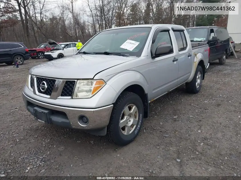 1N6AD07W98C441362 2008 Nissan Frontier Se