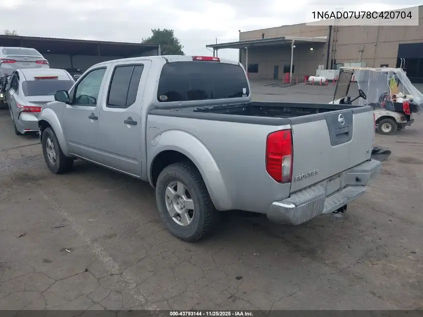 1N6AD07U78C420704 2008 Nissan Frontier Se