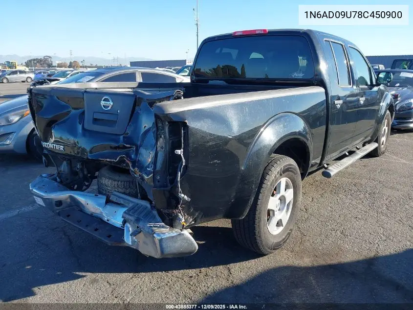 1N6AD09U78C450900 2008 Nissan Frontier Se