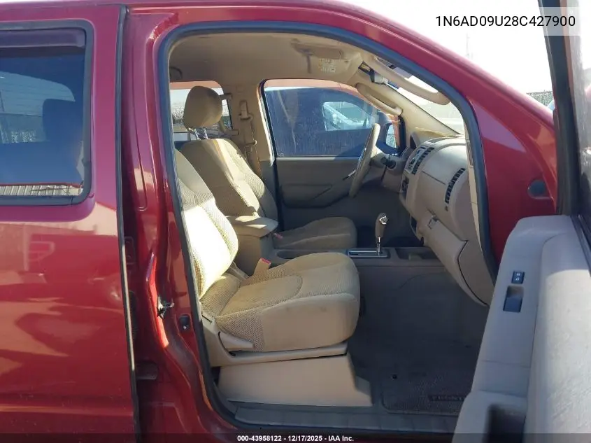 1N6AD09U28C427900 2008 Nissan Frontier Se