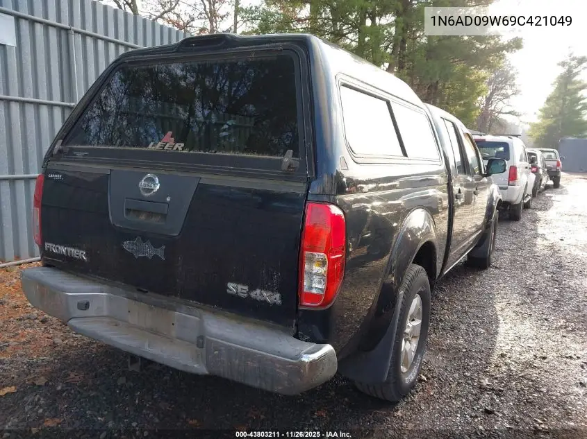 1N6AD09W69C421049 2009 Nissan Frontier Se
