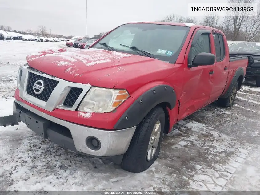 1N6AD09W69C418958 2009 Nissan Frontier Se