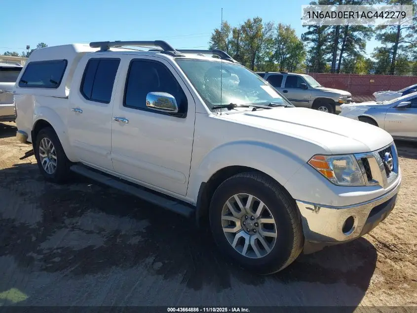 1N6AD0ER1AC442279 2010 Nissan Frontier Le