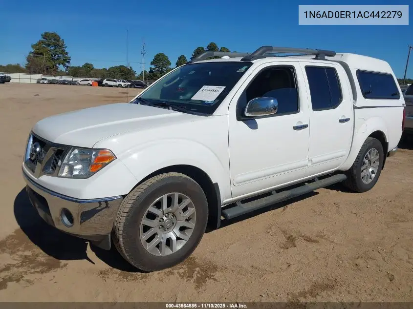 1N6AD0ER1AC442279 2010 Nissan Frontier Le