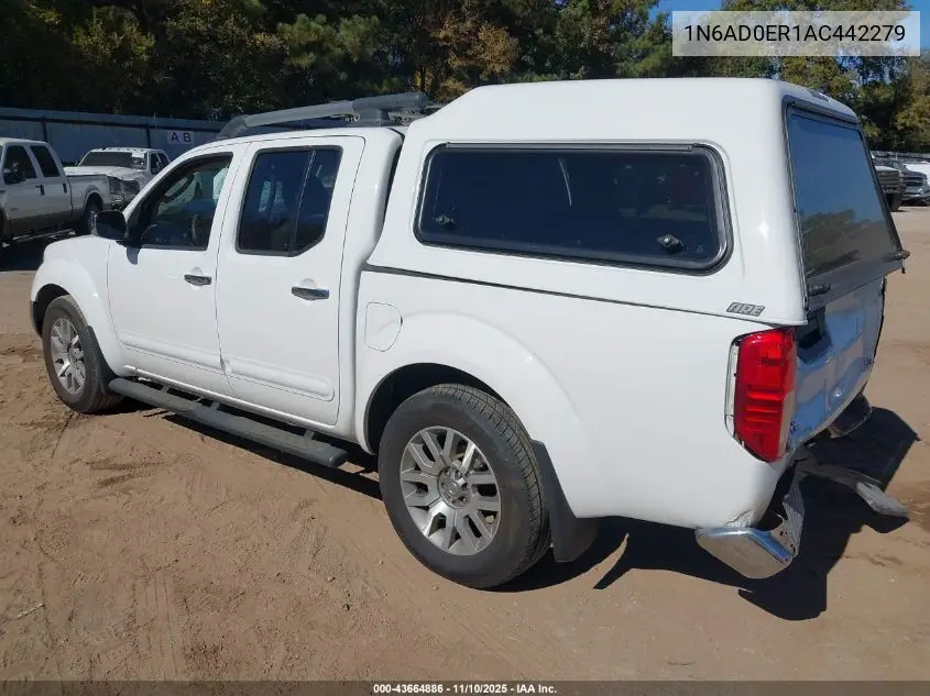 1N6AD0ER1AC442279 2010 Nissan Frontier Le