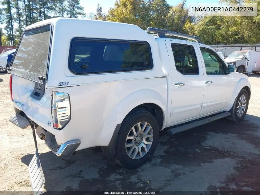 1N6AD0ER1AC442279 2010 Nissan Frontier Le
