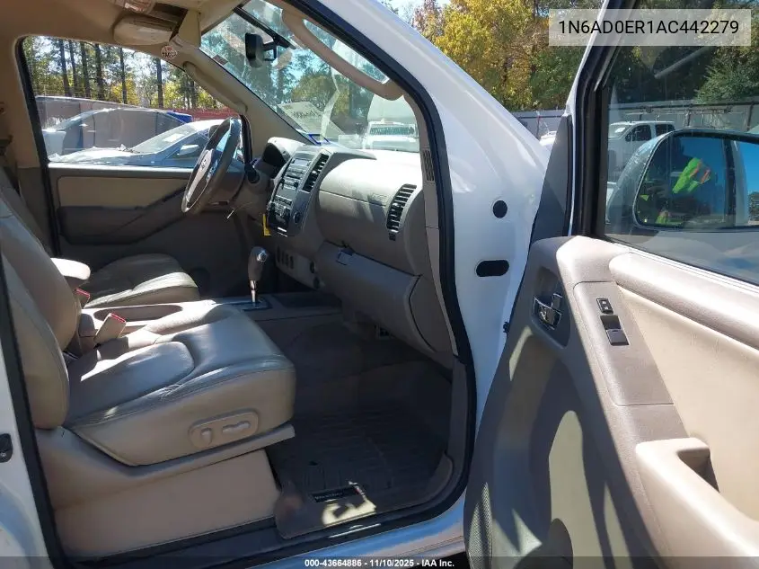 1N6AD0ER1AC442279 2010 Nissan Frontier Le
