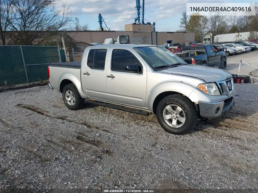 1N6AD0ER4AC409616 2010 Nissan Frontier Se