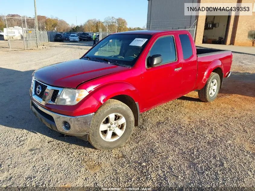 1N6AD0CW4AC439353 2010 Nissan Frontier Se