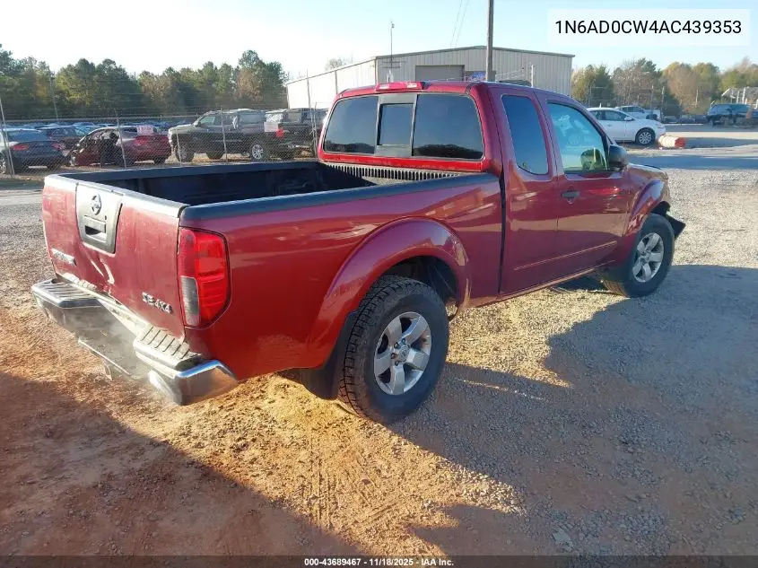1N6AD0CW4AC439353 2010 Nissan Frontier Se