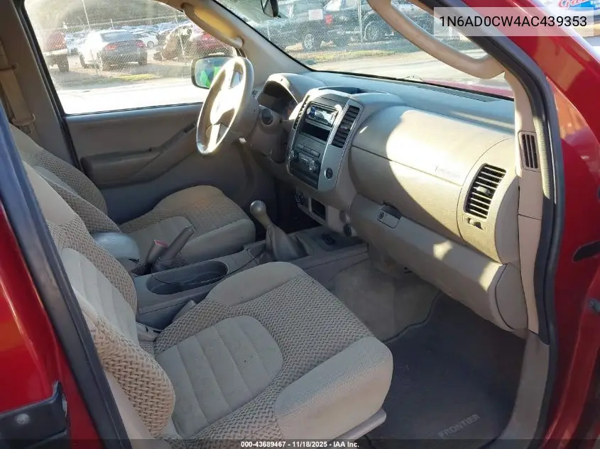 1N6AD0CW4AC439353 2010 Nissan Frontier Se