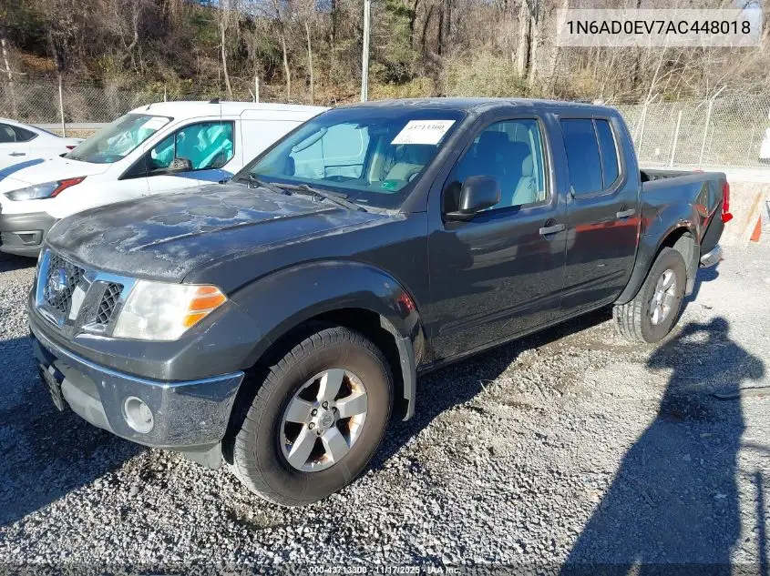 1N6AD0EV7AC448018 2010 Nissan Frontier Se