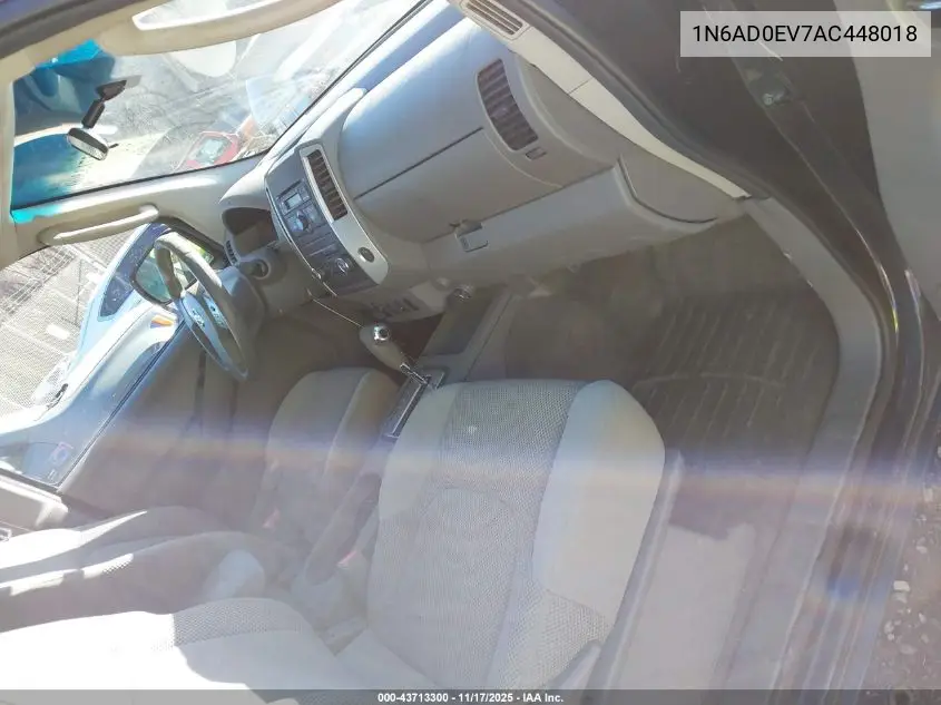 1N6AD0EV7AC448018 2010 Nissan Frontier Se