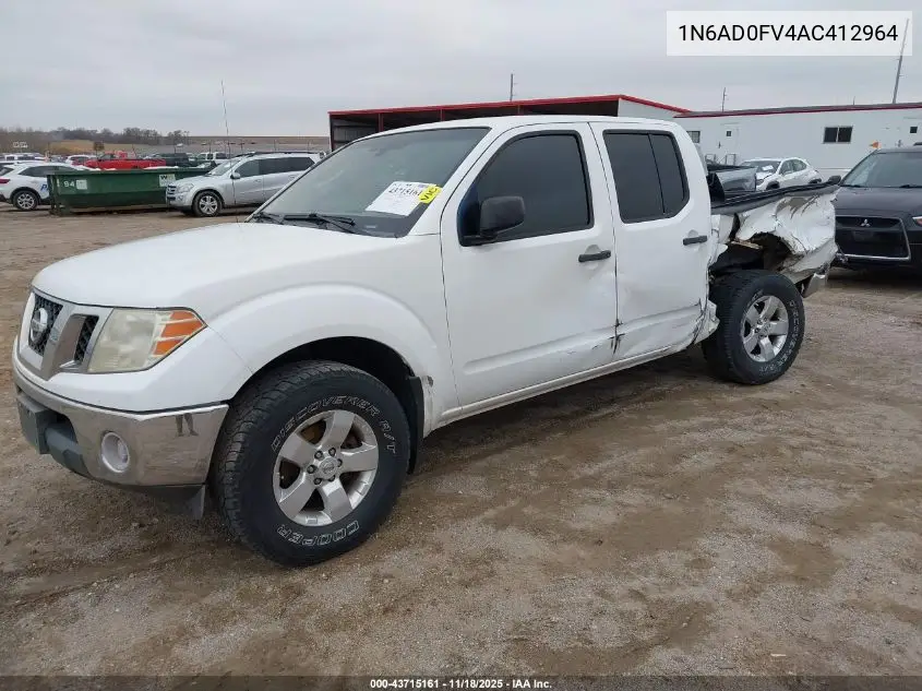 1N6AD0FV4AC412964 2010 Nissan Frontier Se
