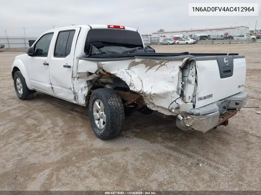 1N6AD0FV4AC412964 2010 Nissan Frontier Se