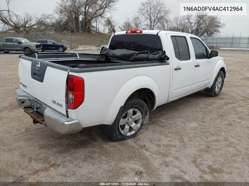 1N6AD0FV4AC412964 2010 Nissan Frontier Se