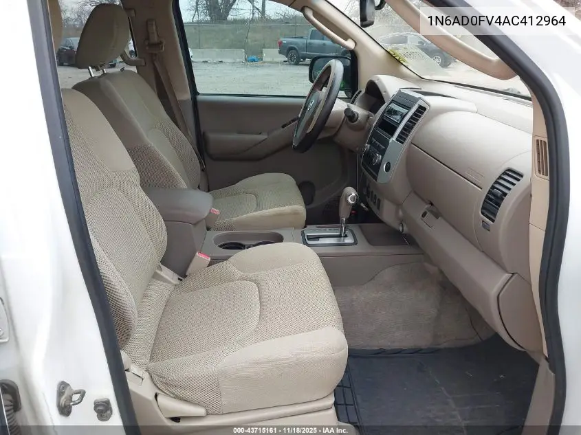 1N6AD0FV4AC412964 2010 Nissan Frontier Se