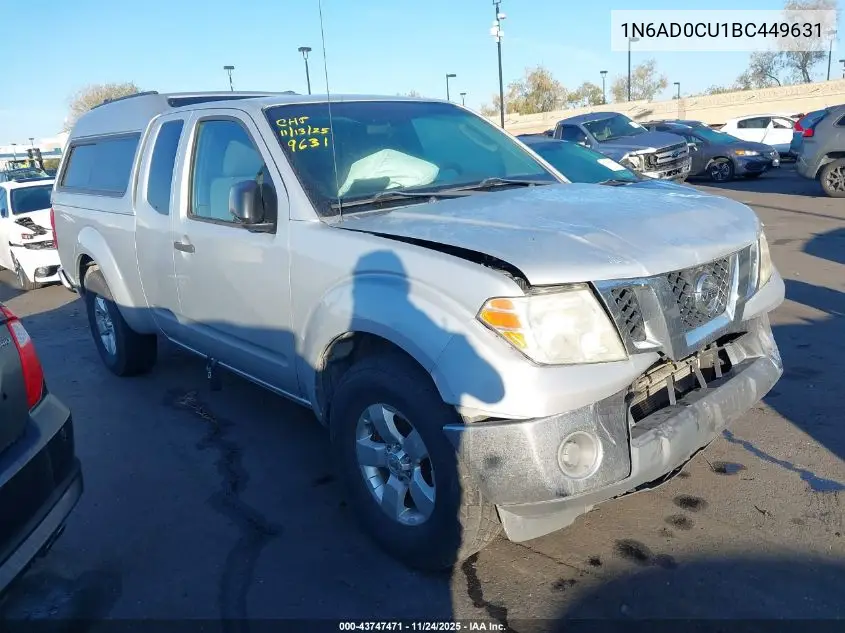 1N6AD0CU1BC449631 2011 Nissan Frontier Sv