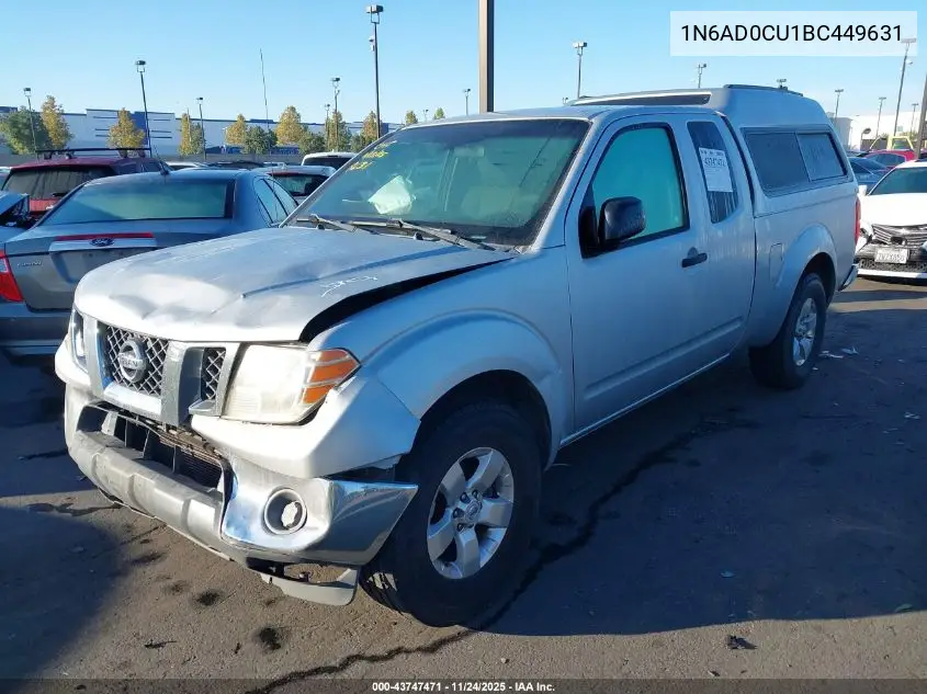 1N6AD0CU1BC449631 2011 Nissan Frontier Sv