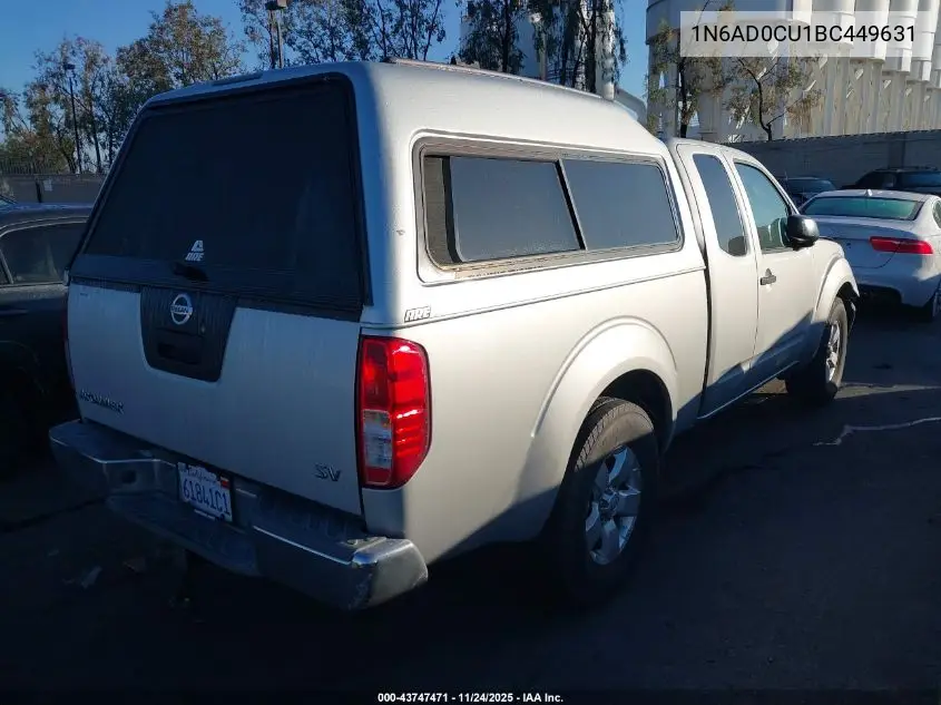 1N6AD0CU1BC449631 2011 Nissan Frontier Sv
