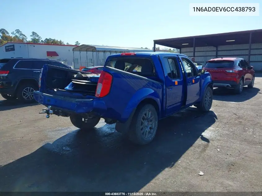 1N6AD0EV6CC438793 2012 Nissan Frontier Sv