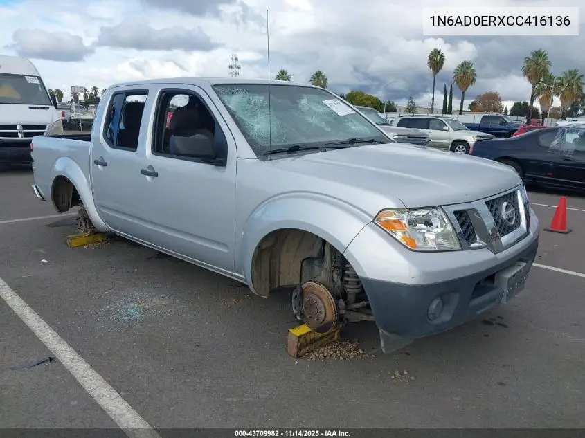 1N6AD0ERXCC416136 2012 Nissan Frontier S
