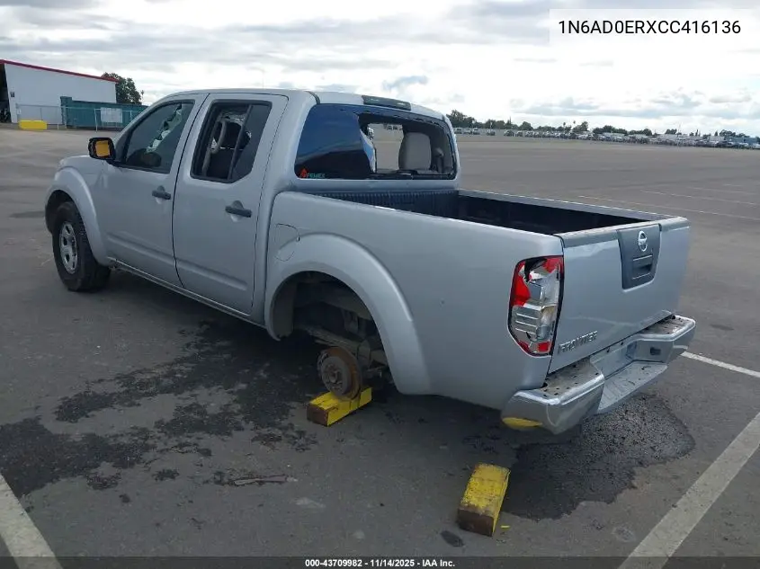 1N6AD0ERXCC416136 2012 Nissan Frontier S