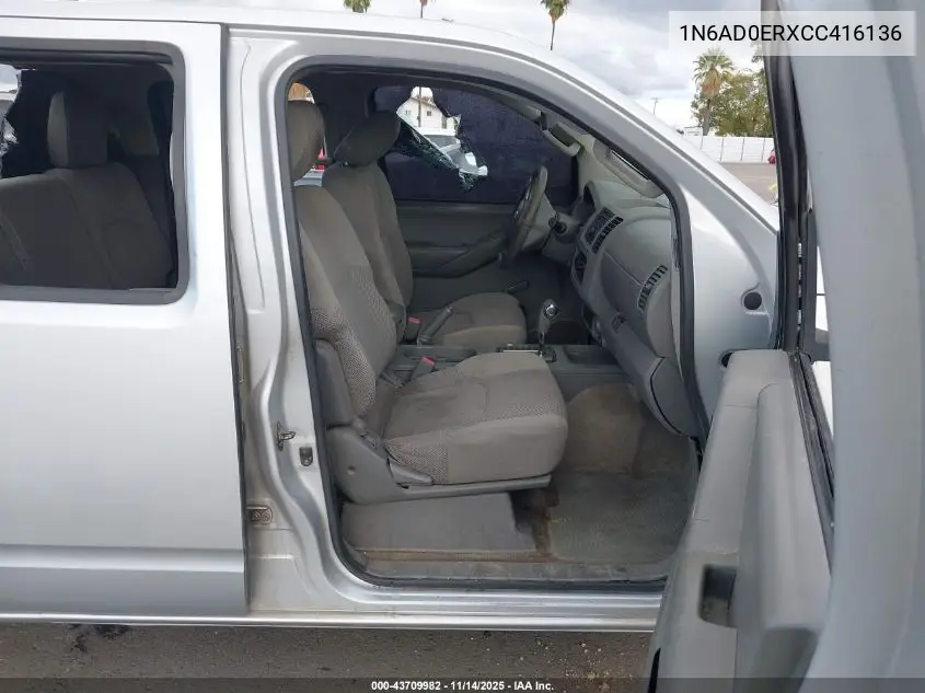 1N6AD0ERXCC416136 2012 Nissan Frontier S