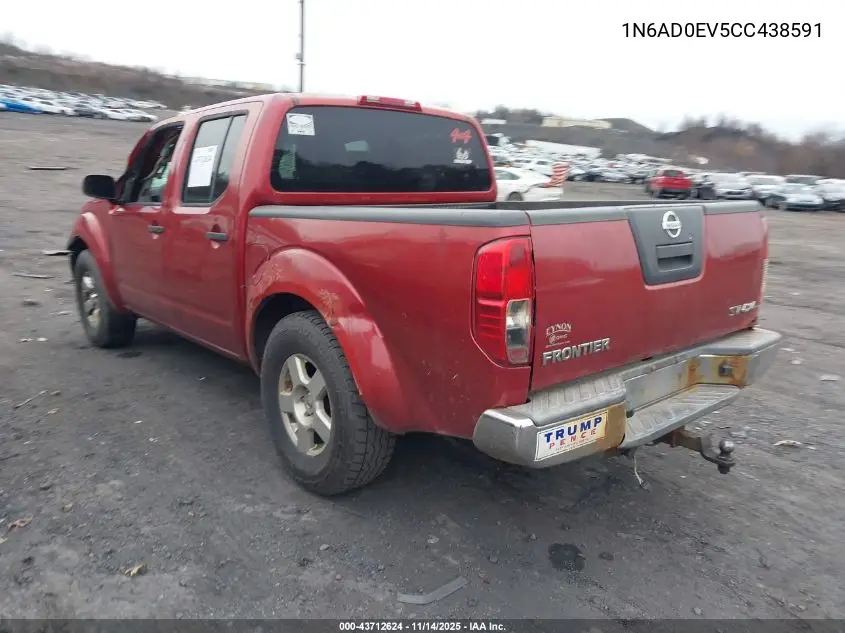 1N6AD0EV5CC438591 2012 Nissan Frontier Sv