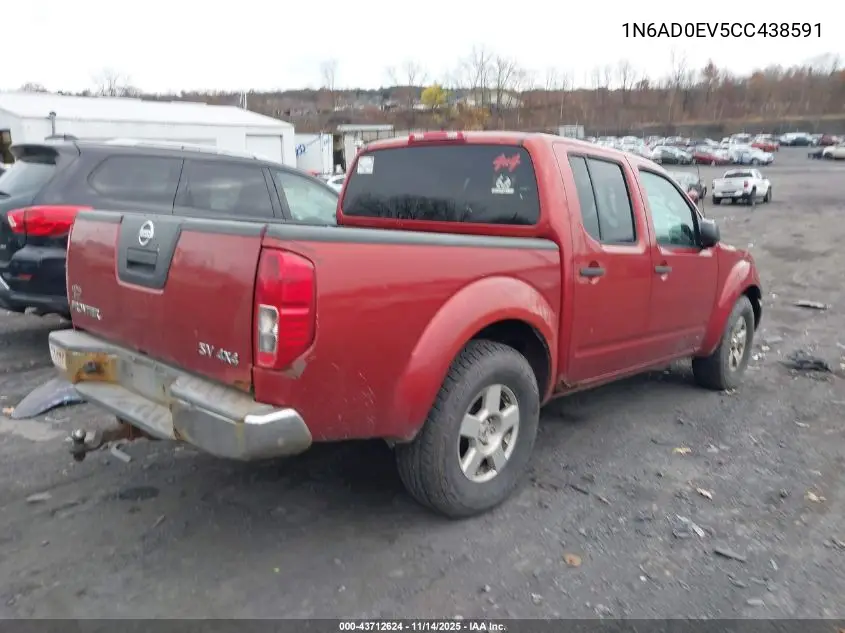 1N6AD0EV5CC438591 2012 Nissan Frontier Sv
