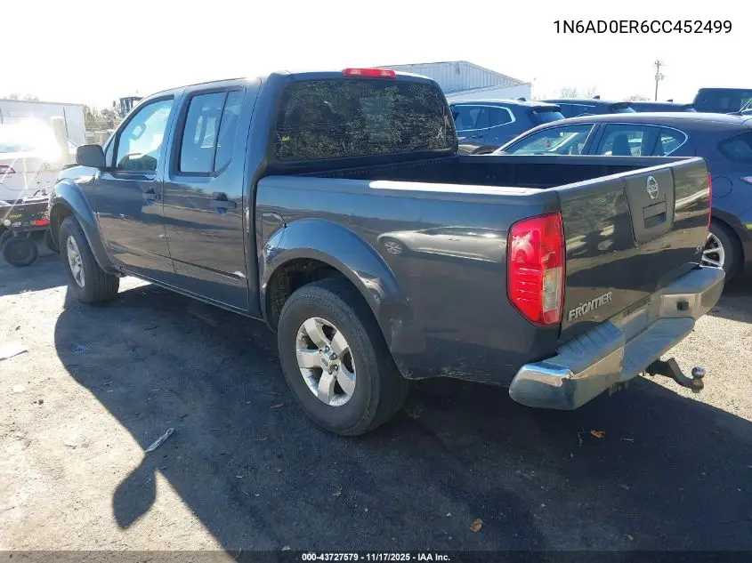 1N6AD0ER6CC452499 2012 Nissan Frontier Sv