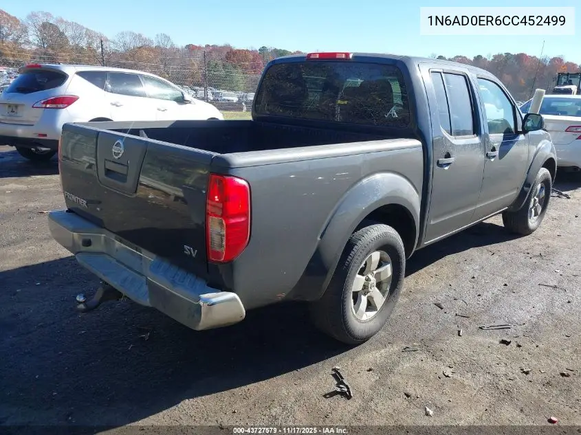 1N6AD0ER6CC452499 2012 Nissan Frontier Sv