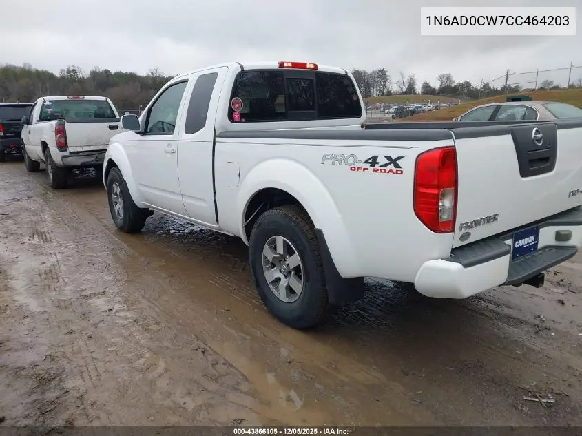 1N6AD0CW7CC464203 2012 Nissan Frontier Pro-4X
