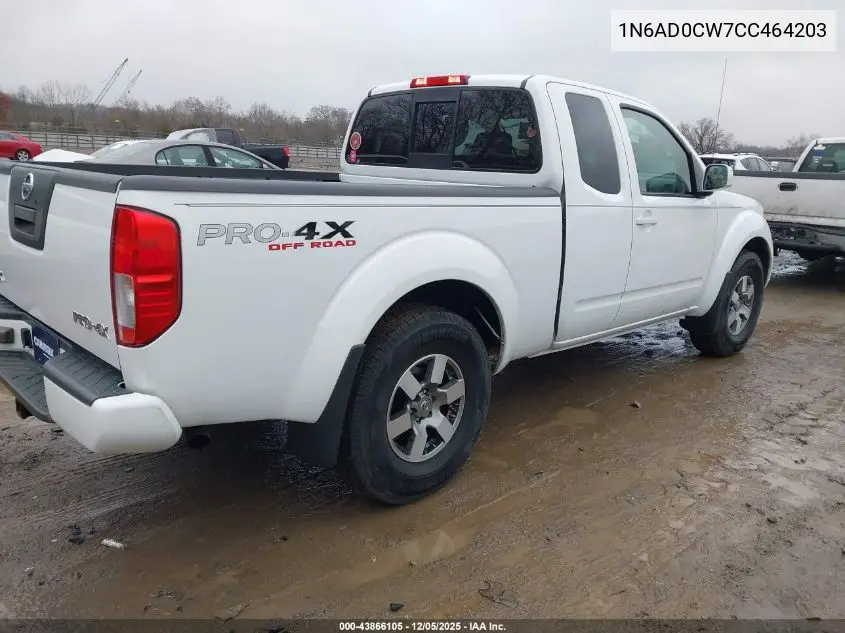 1N6AD0CW7CC464203 2012 Nissan Frontier Pro-4X