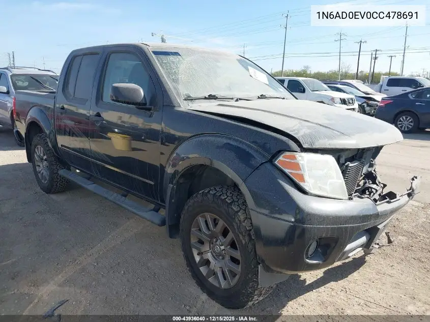 1N6AD0EV0CC478691 2012 Nissan Frontier Sv
