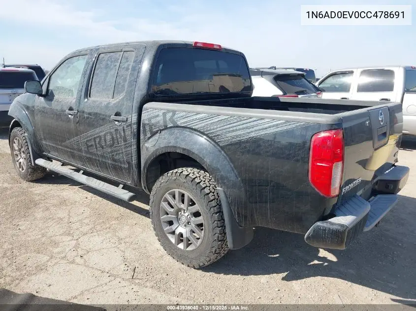 1N6AD0EV0CC478691 2012 Nissan Frontier Sv