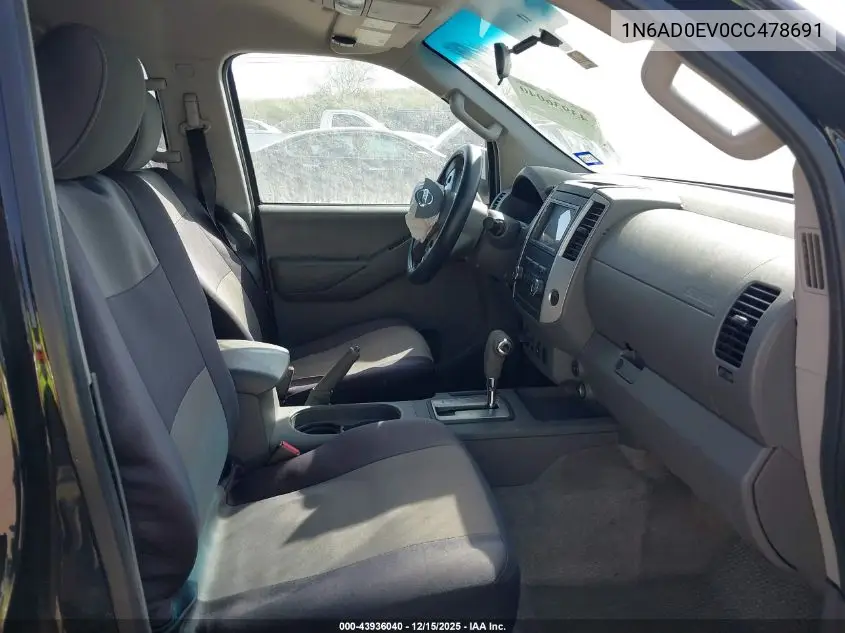 1N6AD0EV0CC478691 2012 Nissan Frontier Sv